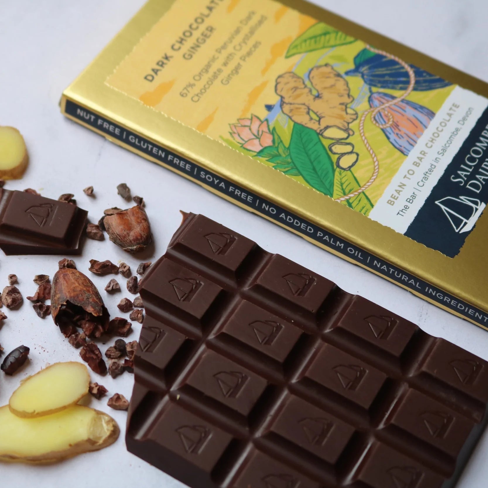 Salcombe Dairy - Organic Chocolate Bars - Allergen Free | Fuller's of ...