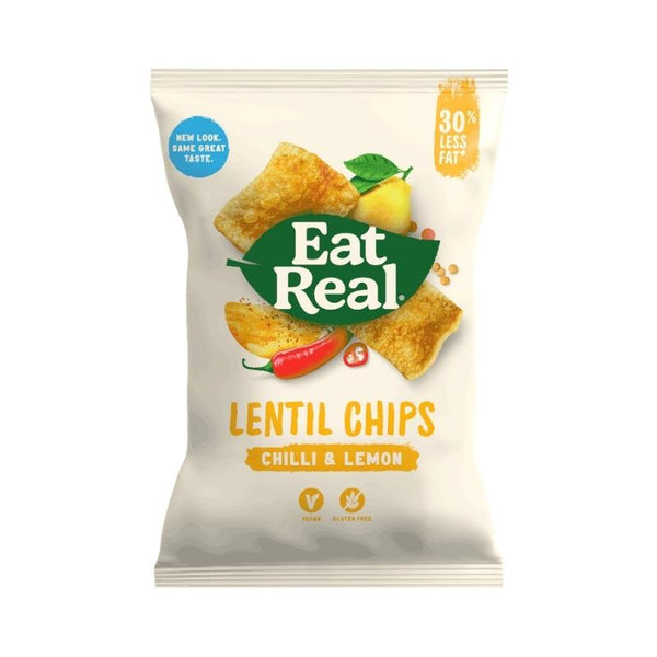Eat Real - Chilli & Lemon Lentil Chips - 113g
