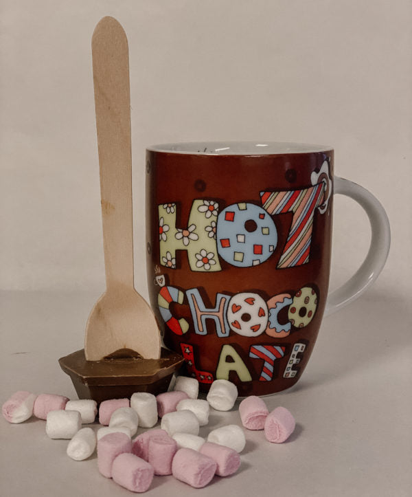 Temper Temper Hot Chocolate Spoons With Marshmallows