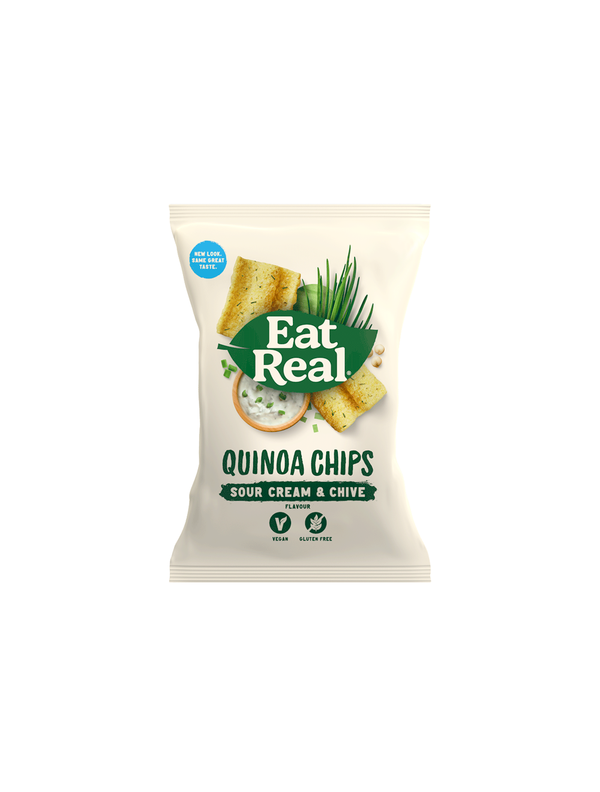 Eat Real - Sour Cream & Chive - Quinoa Chips 80g